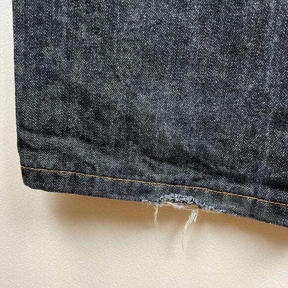 VTG Rocawear Jeans Mens 34 Dark Baggy Y2K Wide Leg Skate Denim Grunge Hip Hop - Picture 9 of 9